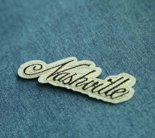 embroidery letter patches for hat clothing