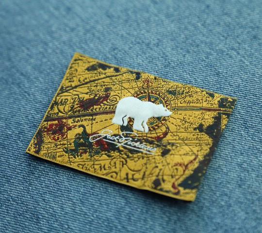 custom clothing label with logo