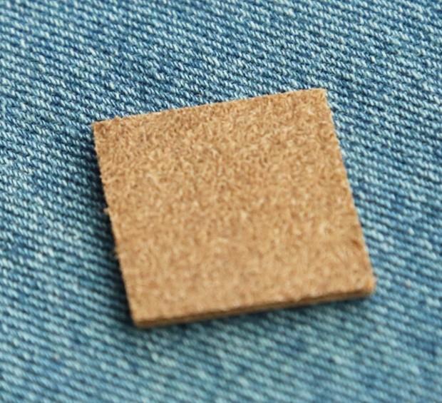 hard and tough genuine leather label