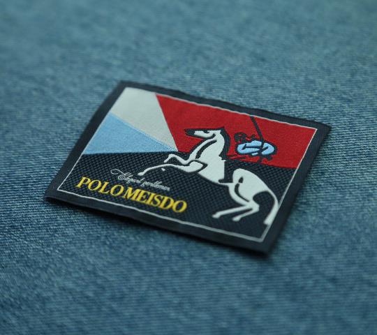 Private Woven Label For Polo Shirt Men