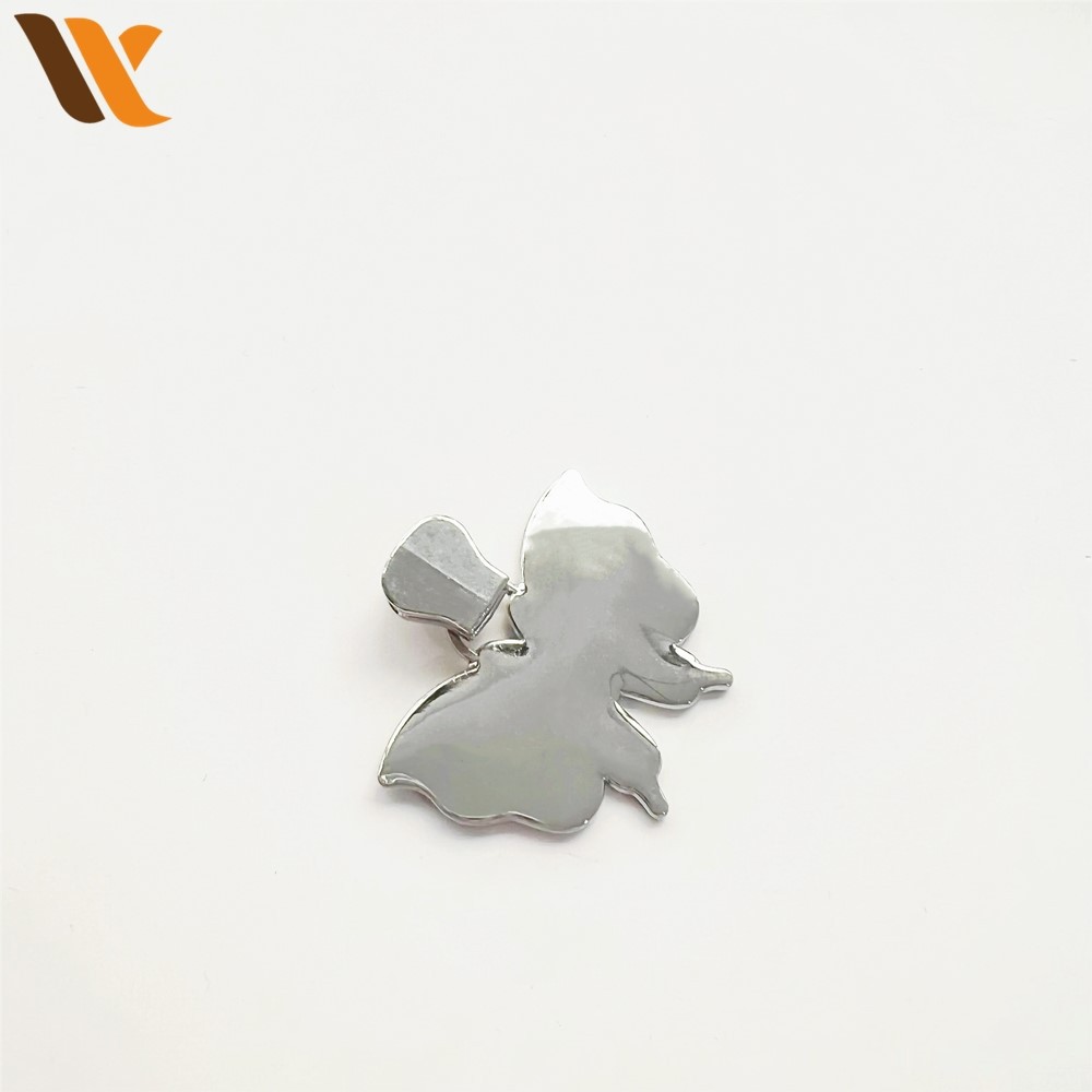 Realistic Black Butterfly Shape Zipper Puller 3