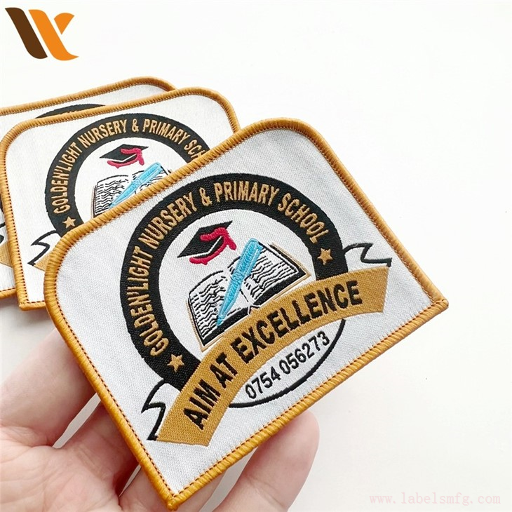 Custom Heat Transfer Patches Woven Epaulettes